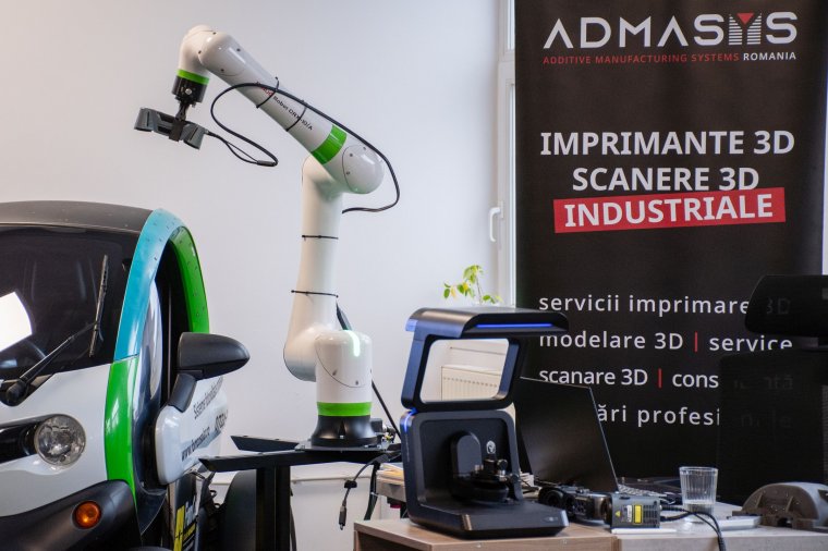 3D-forradalom az Admasys Romániánál: hogyan kápráztatta el egy robotkar és egy metrológiai szkenner az ipart