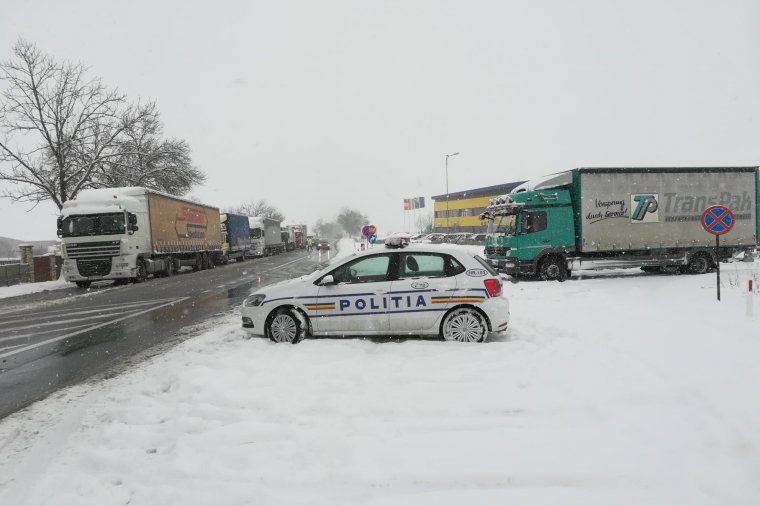 Forgalomkorlátozás Hargita megyében a havazás miatt