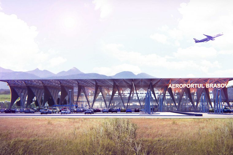Ilyen lesz a brassói reptér, amelytől a térség gazdaságának fellendülését várják