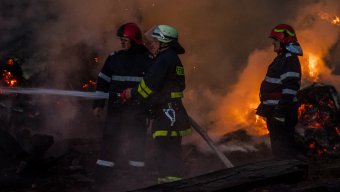 Tűz ütött ki egy csűrben Siménfalván, villámcsapás okozhatta a lángokat