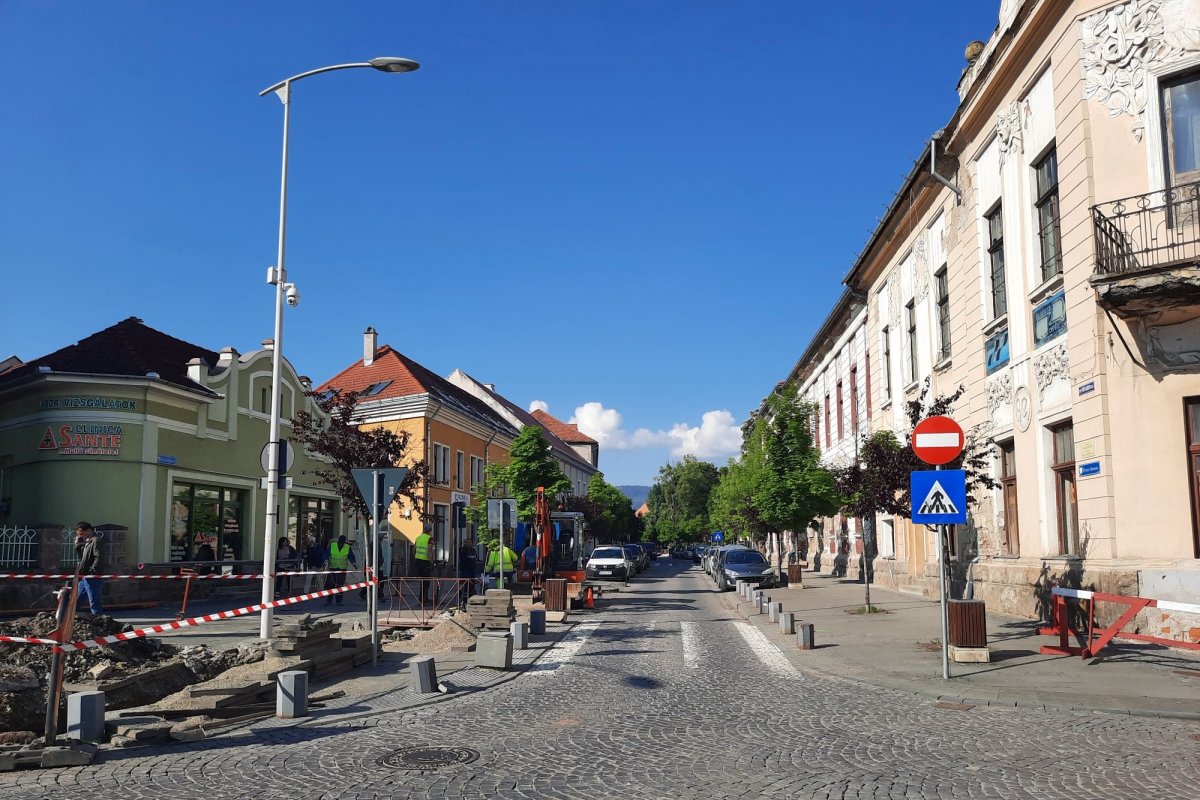 Gázvezetékcsere miatt lezárják jövő héttől a csíkszerdai Petőfi utca felső szakaszát