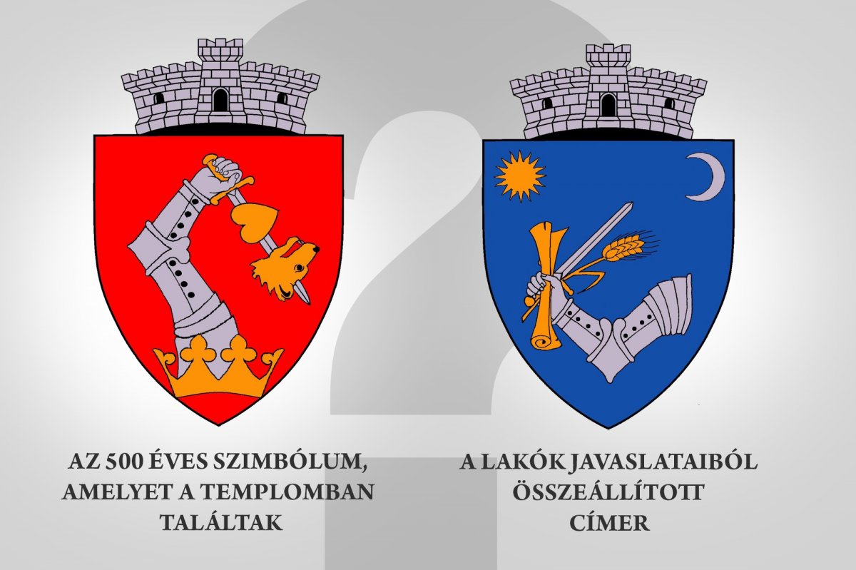 Két címerváltozat a bögözieknek: de vajon melyiket választják?
