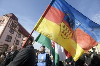 Csendőrség: nem az Erdély-zászlóért, hanem a távozás megtagadásáért bírságoltak Kolozsváron