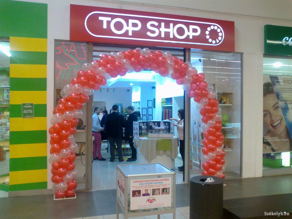 A Top Shop megnyitotta első áruházát Marosvásárhelyen 