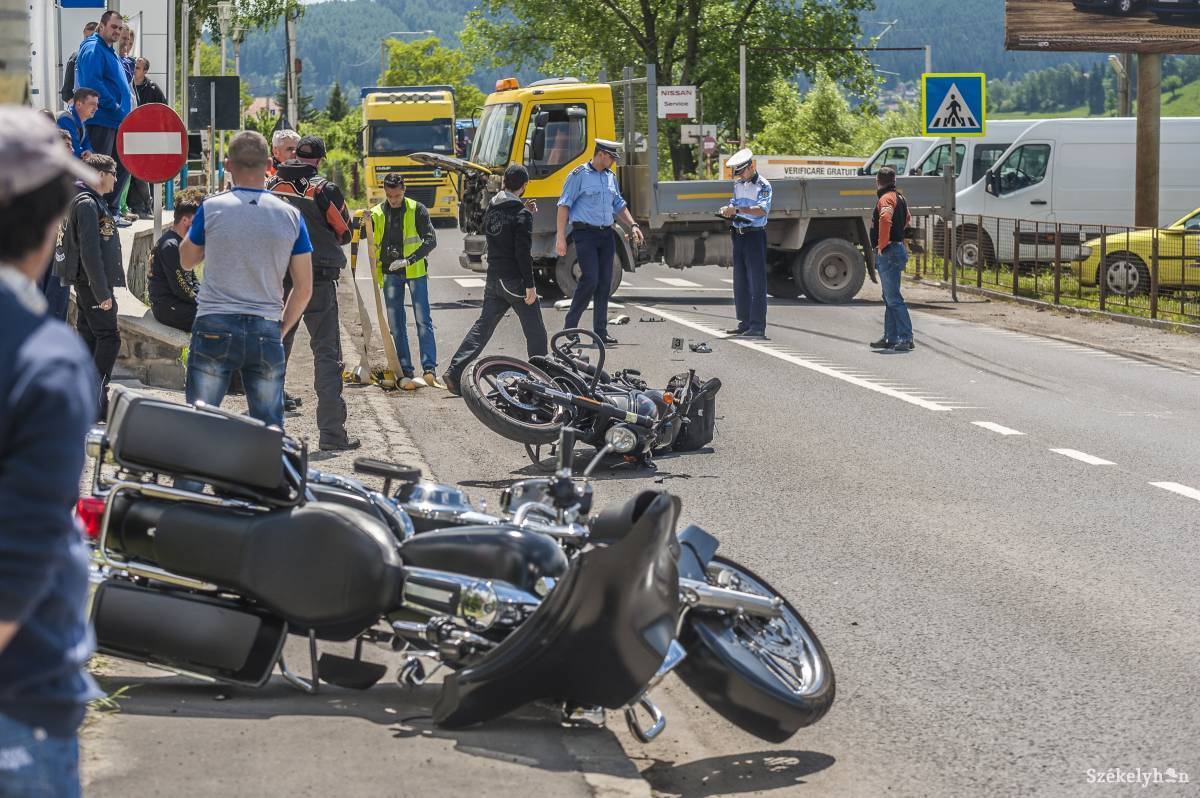 Két motoros sérült meg Csíkszeredában