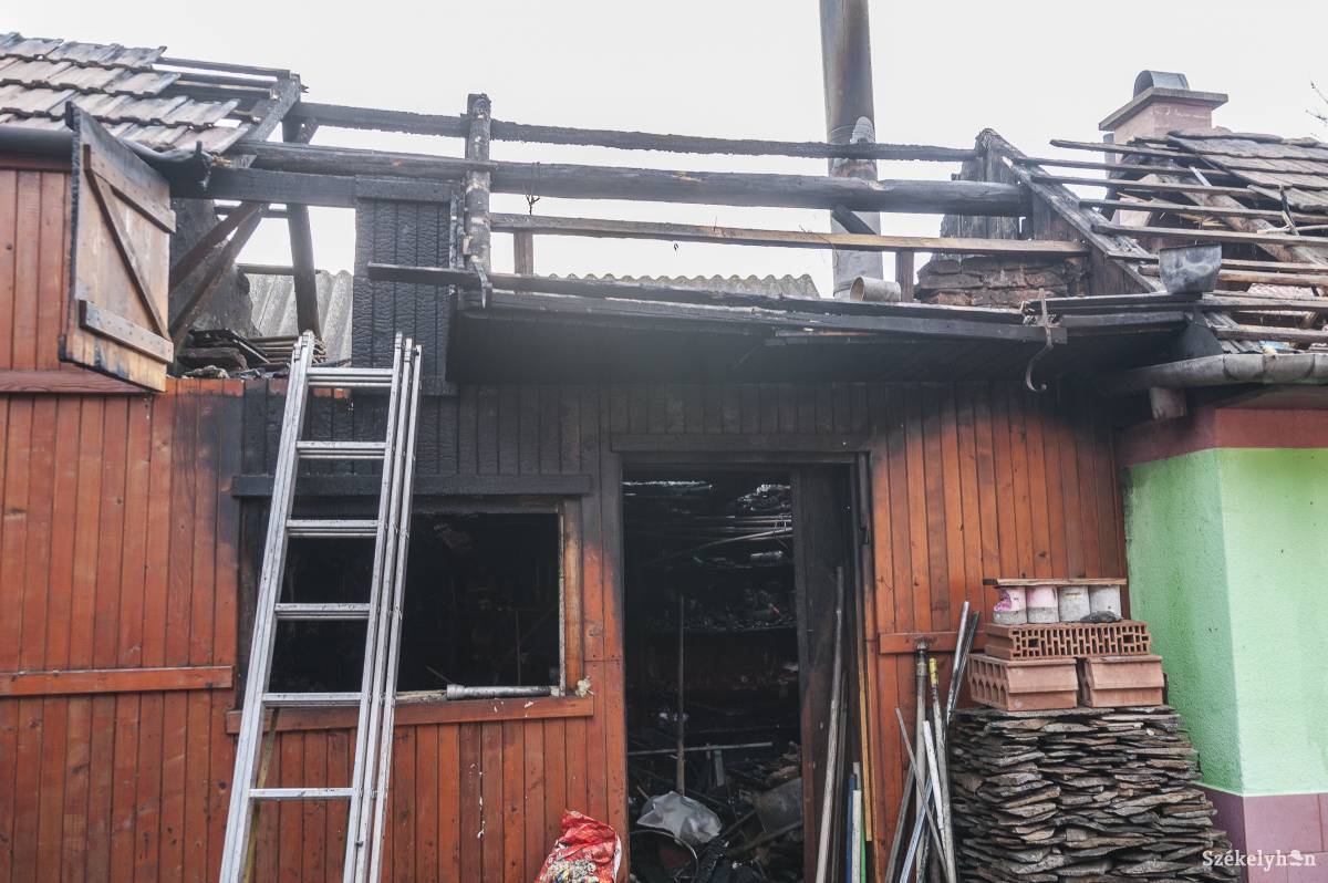 Tűz ütött ki egy csíkdánfalvi kazánházban