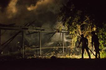 Félmillió lejes kár keletkezett az oroszhegyi tűzvészben