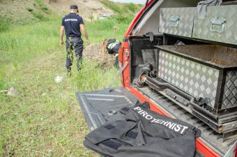 Tüzérségi lövedéket találtak a Maros megyei autópálya-szakasz építőtelepén