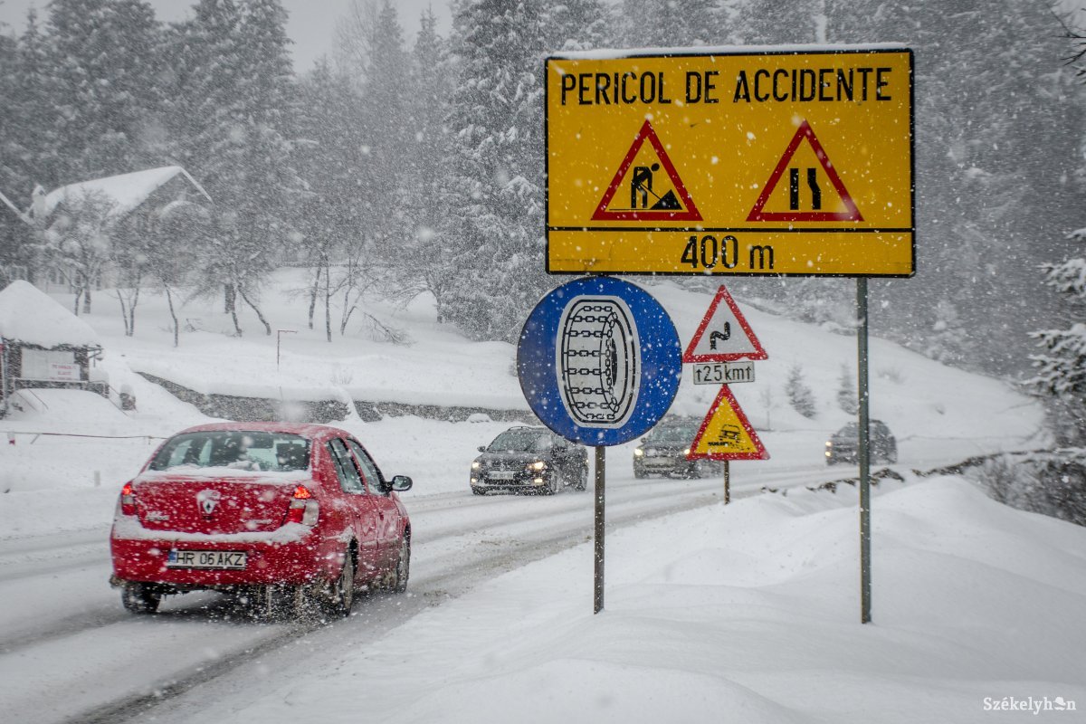 Továbbra is havazásra, felerősödő szélre és hidegre figyelmeztetnek a meteorológusok