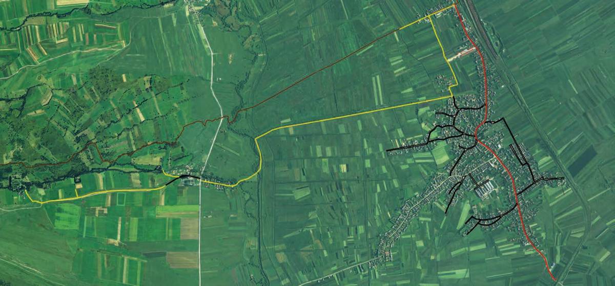 Aszfaltburkolatú községi úthálózat, járda a főút mellett – pályázatokból fejleszt Csicsó
