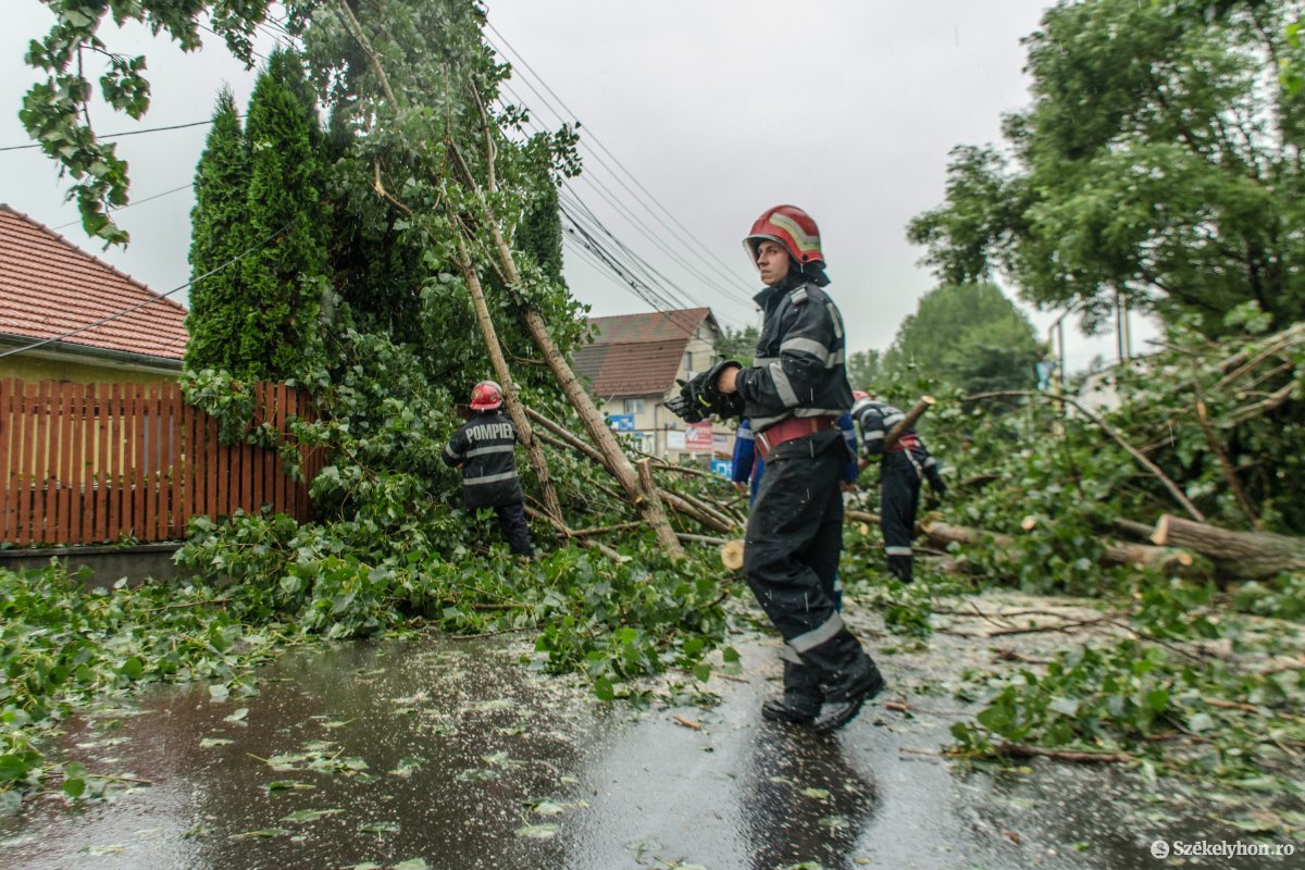 Kidőlt fák, áramszünet, áradások – ismét súlyos károkat okozott a szélsőséges időjárás