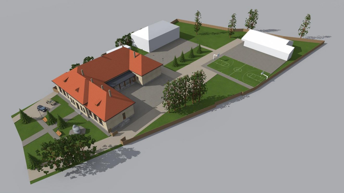 Így fog kinézni a felújított csíkmadarasi iskola