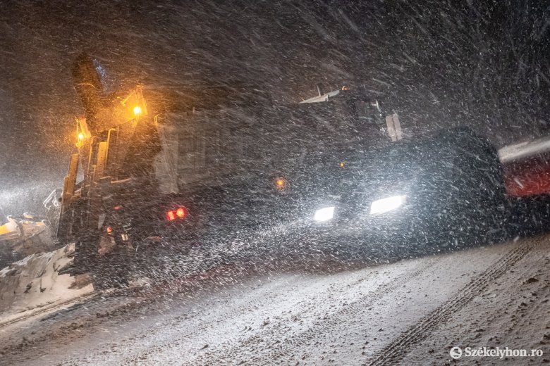 Hóviharok várhatók a hegyvidéken, 21 megye érintett