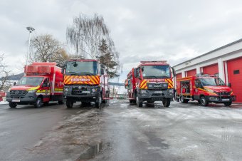 Korszerű gépjárműparkkal és új garázzsal bővült a Hargita megyei tűzoltóság