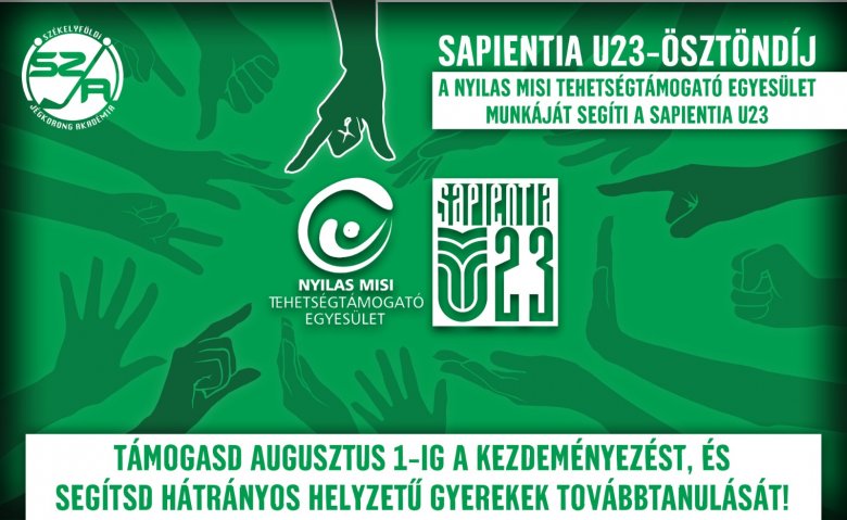 A Nyilas Misi programot támogatja a Sapientia U23