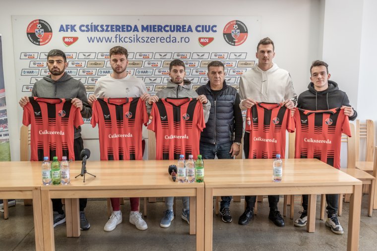 Bemutatták az FK Csíkszereda új játékosait