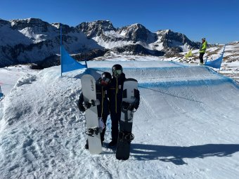 Mandel Kata az élbolyban végzett az olasz snowboard-bajnokságon