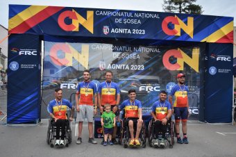 Székely bajnokok parakerékpárban: Oláh és Tamîrjan első lett az időfutamon