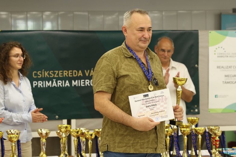 Nevednicsij nyerte a csíkszeredai nemzetközi sakkversenyt