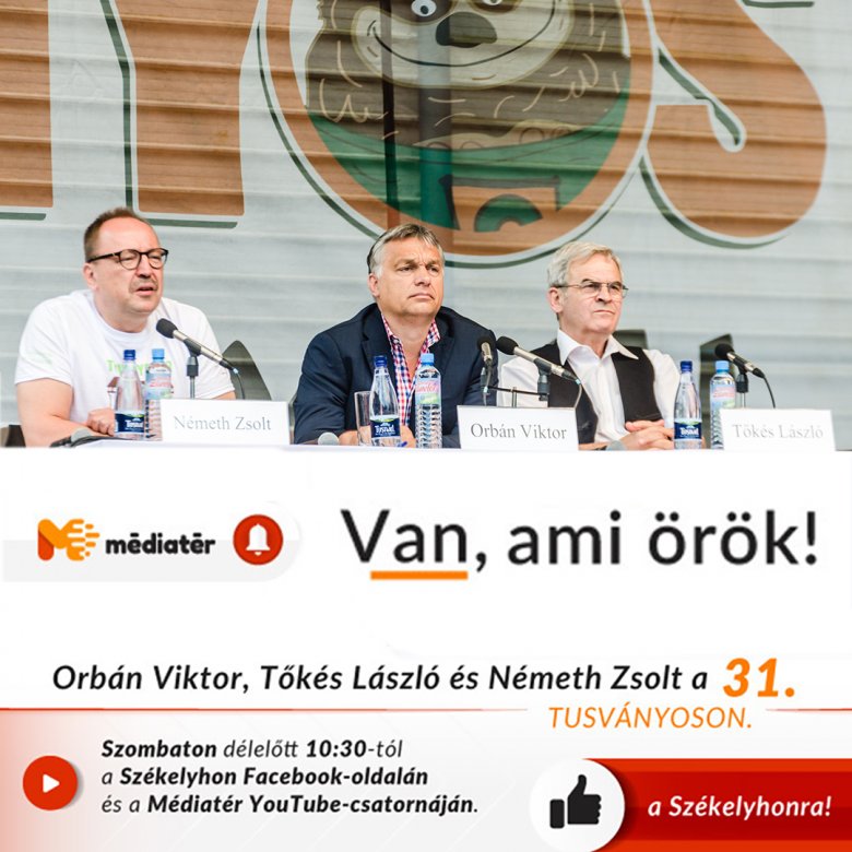Van, ami örök – itt követheti élőben Orbán Viktor tusványosi előadását