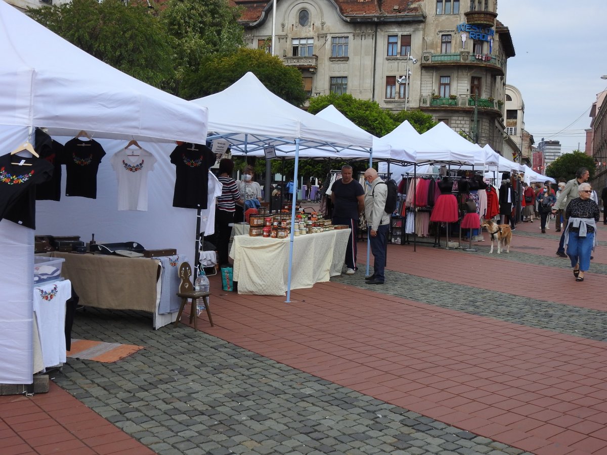 Székely kistermelők Temesváron: országszerte népszerűek a kézműves termékeket kínáló vásárok