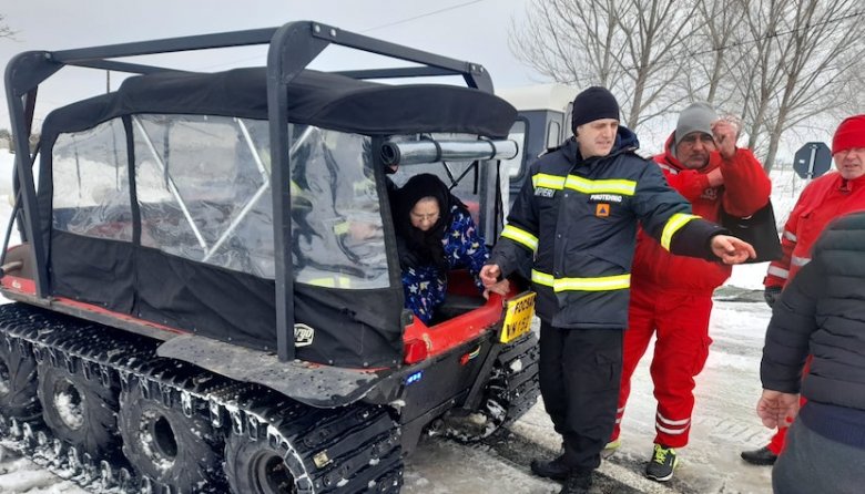 Több dél-romániai megye közlekedését megbénították a hóviharok