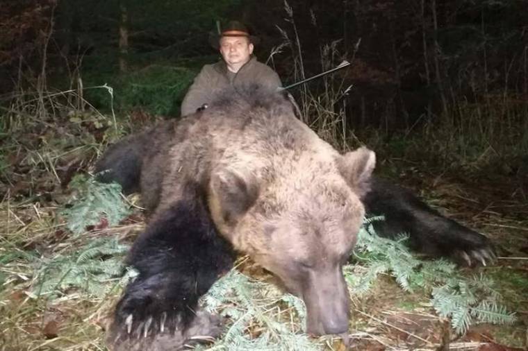 Hatalmas medvét lőttek ki Hargita megyében