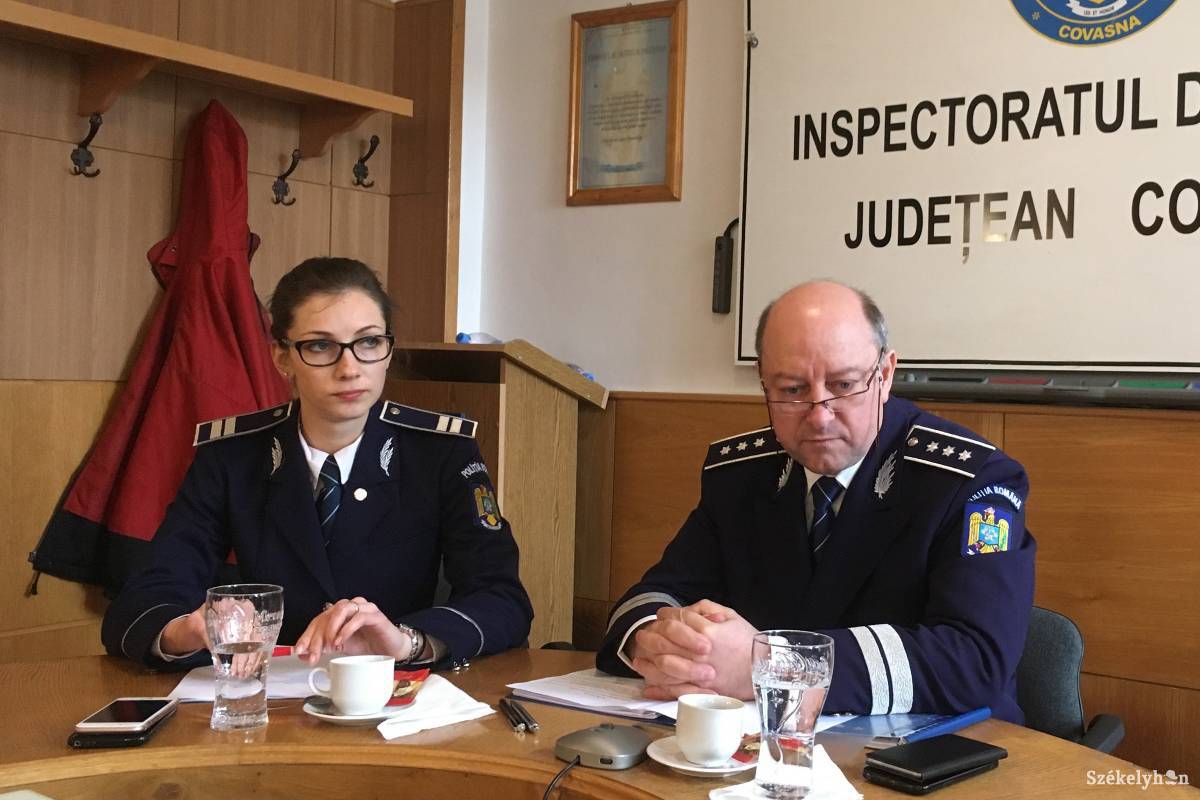 Az új székház befejezéséről és a tavalyi év rendőrségi mérlegéről beszélt a Kovászna megyei rendőrparancsnok