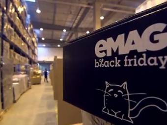 Fekete péntek: 130 millió lejre vásároltak az eMag webáruházból az akció első órájában