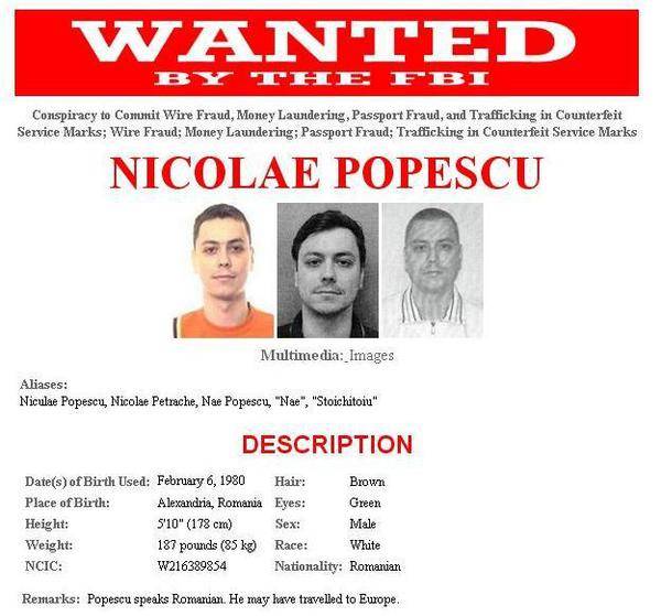 Két román bűnözőért 1,75 millió dollárt ajánlott fel az amerikai külügy