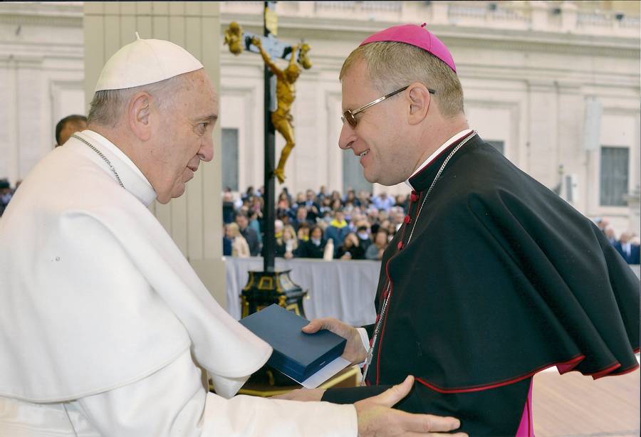 Ferenc pápával találkozott Böcskei László püspök