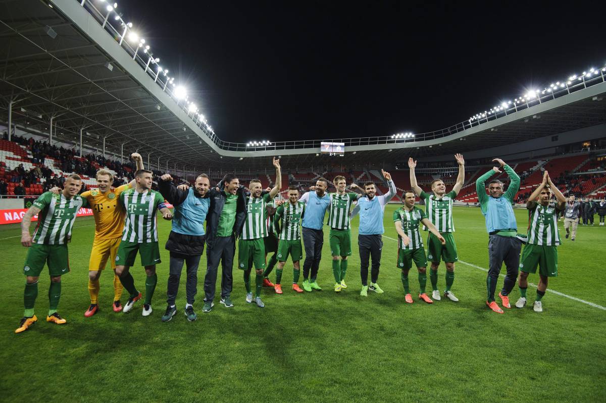 Tizenkét év szünet után ismét magyar futballbajnok a Ferencváros