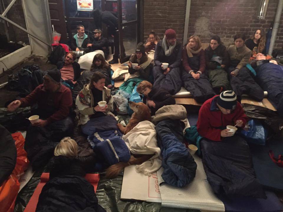 Bukaresti szolidaritás a hajléktalanokkal