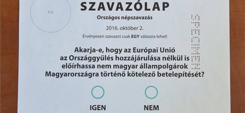 Kevés külhoni magyar regisztrált a kvótareferendumra