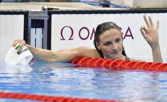 A szívéből jött: Hosszú Katinka aranyérmet szerzett 200 méter vegyesen az úszó Eb-n