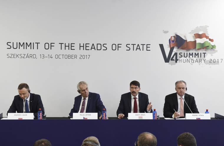 Kiálltak a Nyugat-Balkán integrációja mellett a V4 államfői