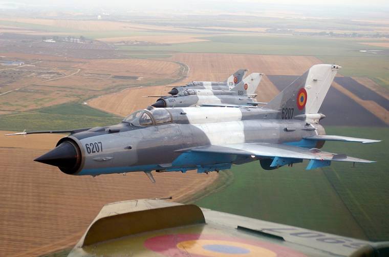 Lezuhant egy MiG 21 Lancer vadászrepülőgép Szászrégen közelében