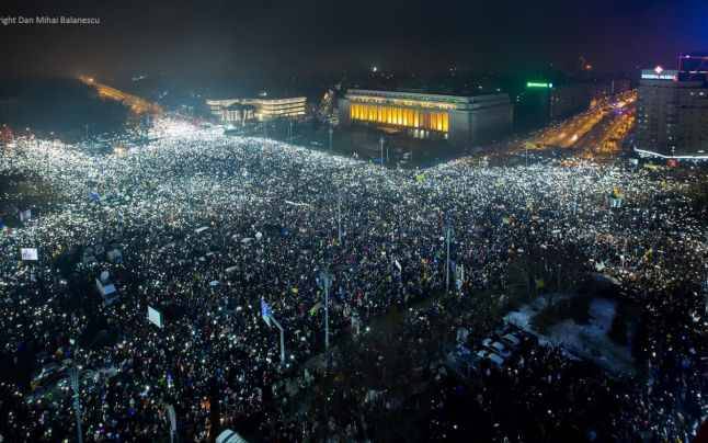 MTI-évértékelő: a tüntetők esztendeje volt az idei Romániában
