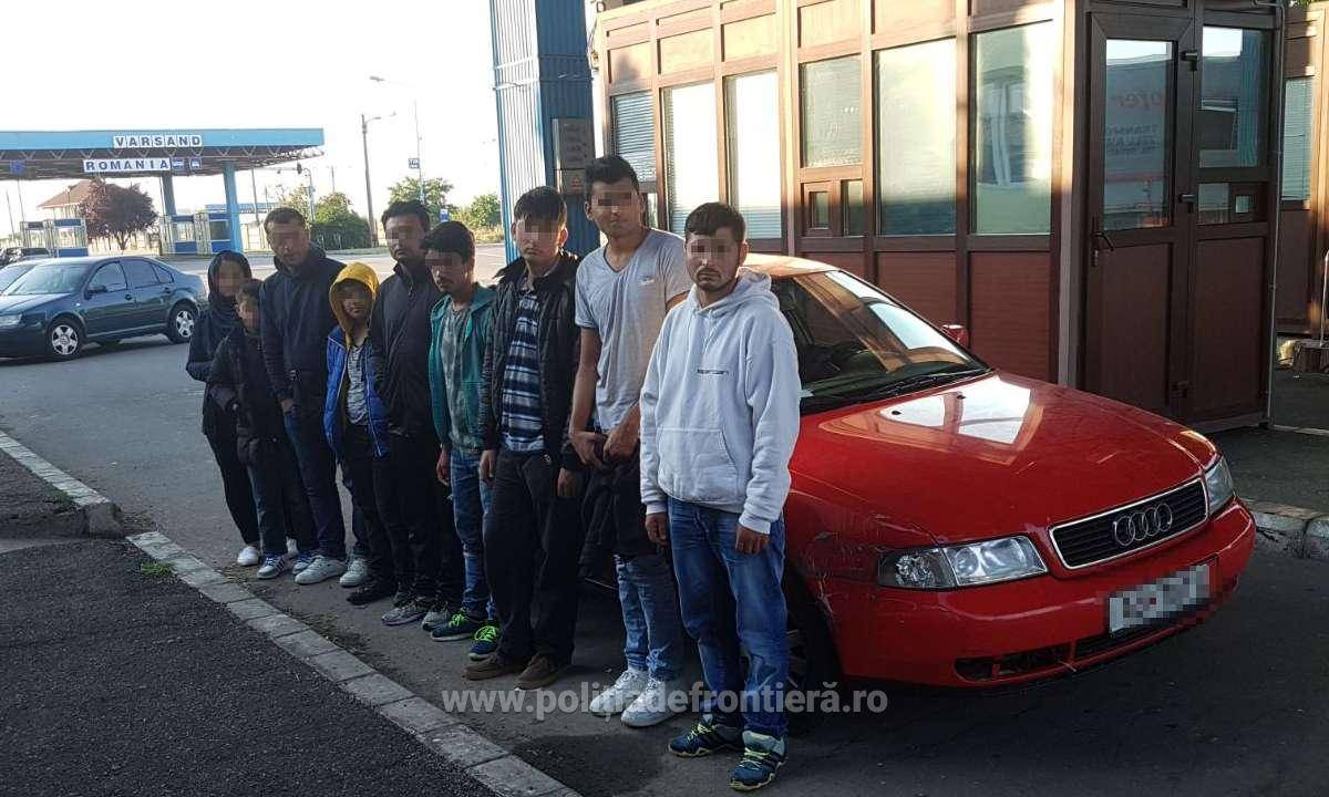 Nyolc menedékkérőt zsúfolt Audijába a Székudvaron feltartóztatott sofőr