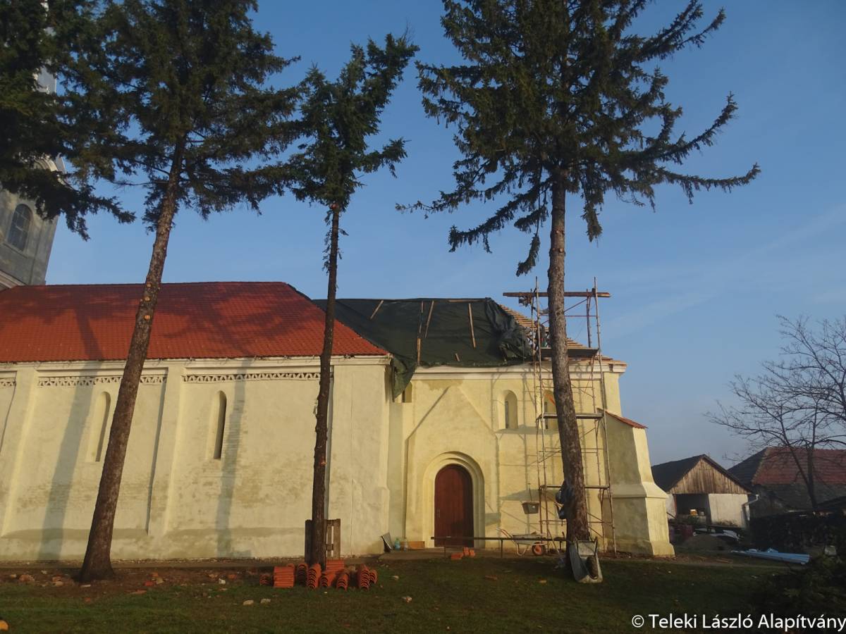 Visszanyert középkori érték: befejeződött a köröskisjenői Árpád-kori templom külső felújítása