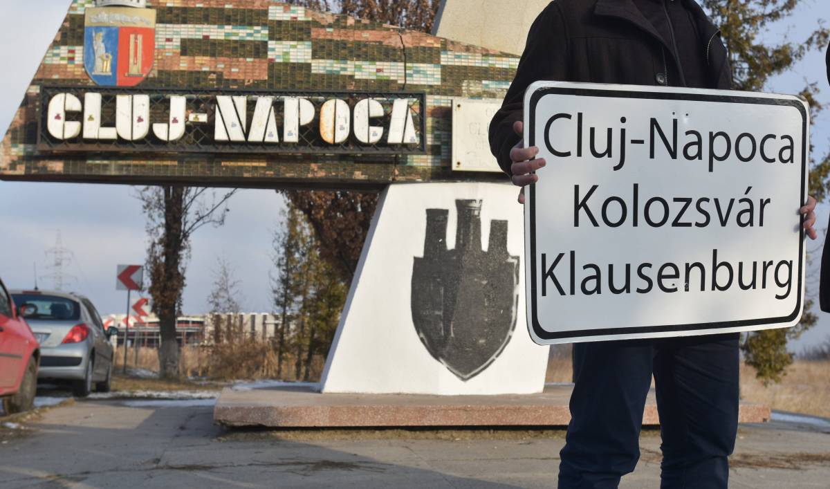 „Előbb-utóbb” lesznek többnyelvű helységnévtáblák Kolozsváron