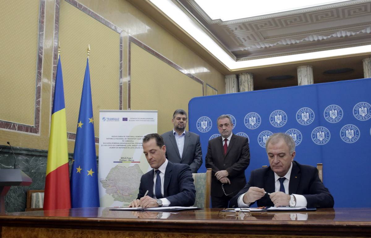 Románia aláírta a BRUA-gázvezeték kivitelezésére vonatkozó szerződést