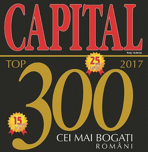Top 300 Capital: továbbra is Ion Țiriac Románia leggazdagabb embere, Teszári a harmadik