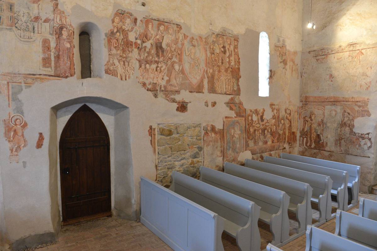 Restaurálták a sepsikilyéni unitárius templom freskóját
