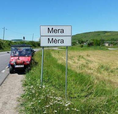 Visszakerült a kétnyelvű helységnévtábla Mérán