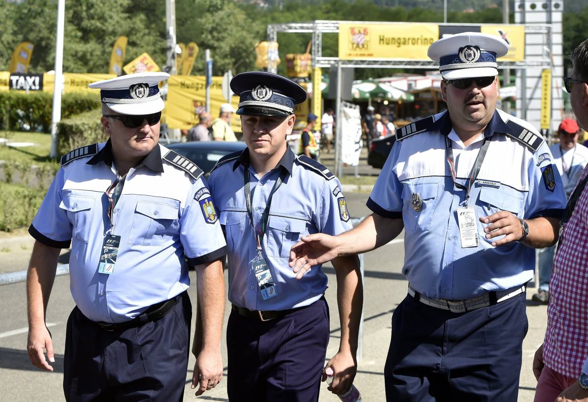 Román rendőrök is járőröznek a Hungaroringen