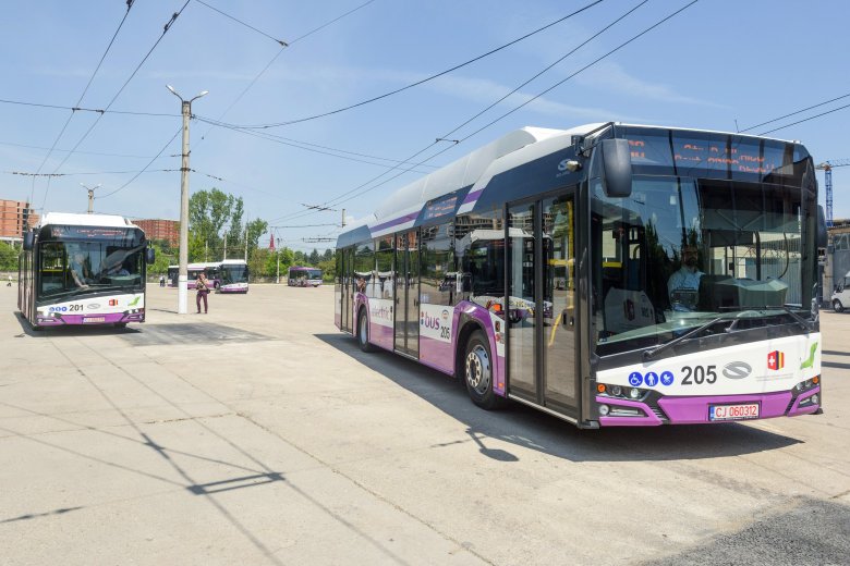 Elektromos buszok közlekednek majd a kolozsvári metropoliszövezetben