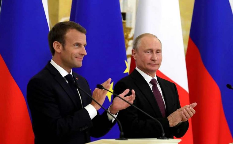 Macron Oroszországban: Párizs elismeri Moszkva új nemzetközi szerepét