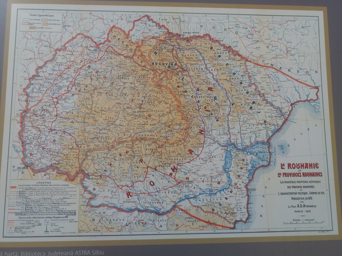„Óriás-Románia” térképével emlékeznek a román centenáriumra Nagyváradon