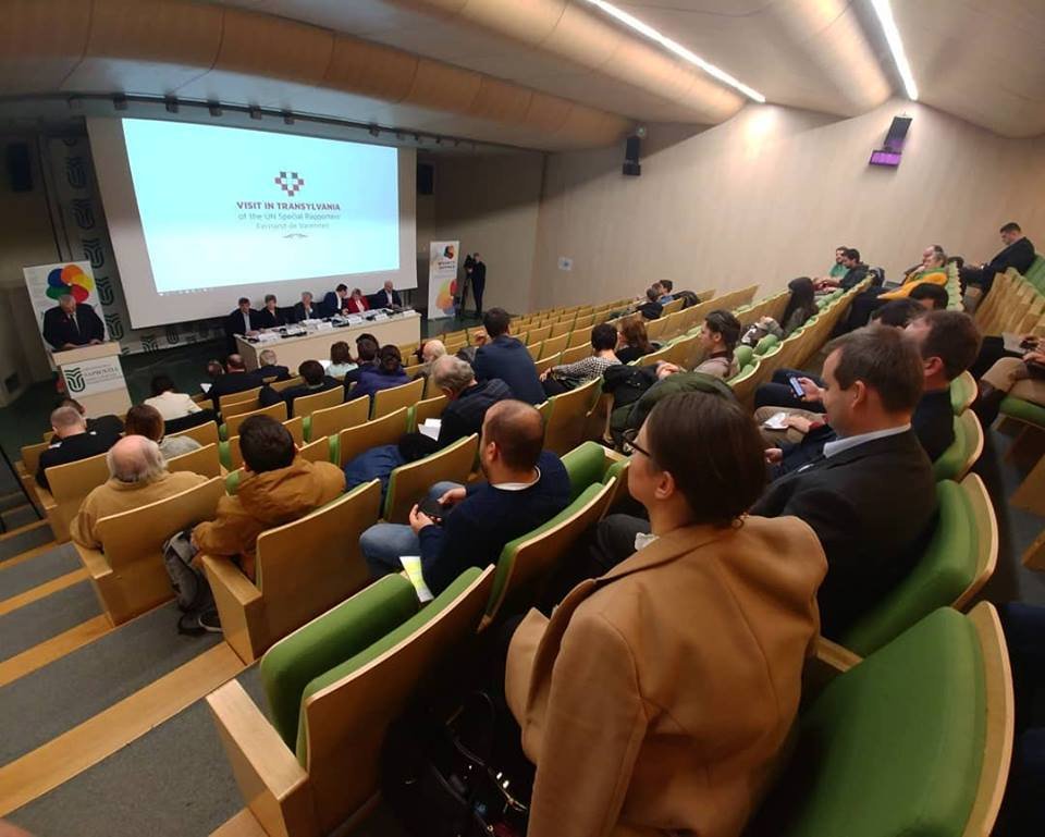 Az ENSZ kisebbségügyi különmegbízottja tartott előadást a Sapientia EMTE kolozsvári karán megrendezett konferencián